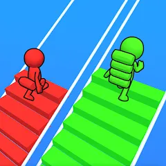 Bridge Race бесплатно на Андроид — мод: Безлимитные ресурсы и всё открыто