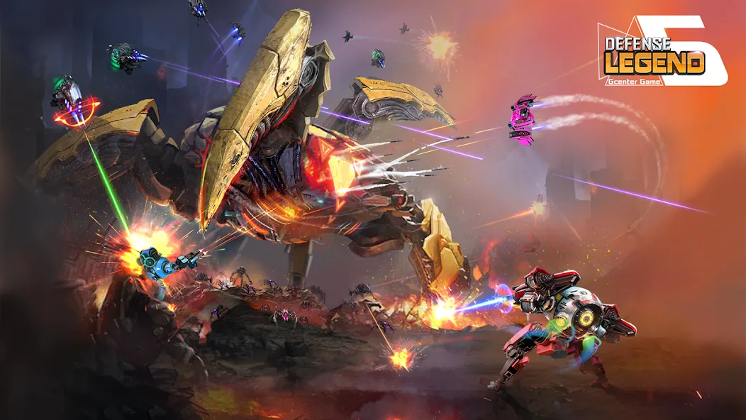 Defense Legend 5: Survivor TD (Мод: Безлимитные ресурсы и усиленная защита) — скачать на Андроид — скриншот 1