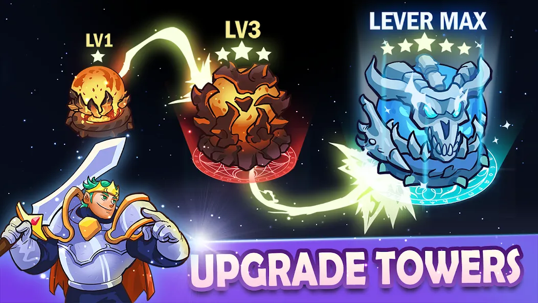 King of Defense 2: Epic TD (Мод: Много денег и все открыто) — скачать на Андроид — скриншот 4