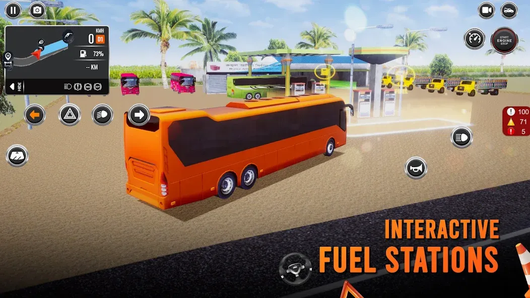 Bus Simulator Bangladesh (Мод: Безлимитные деньги и топливо) — скачать на Андроид — скриншот 5
