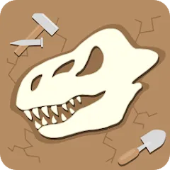 Скачать Dino Fossil Dig - Jurassic Adv мод — Много денег и все уровни