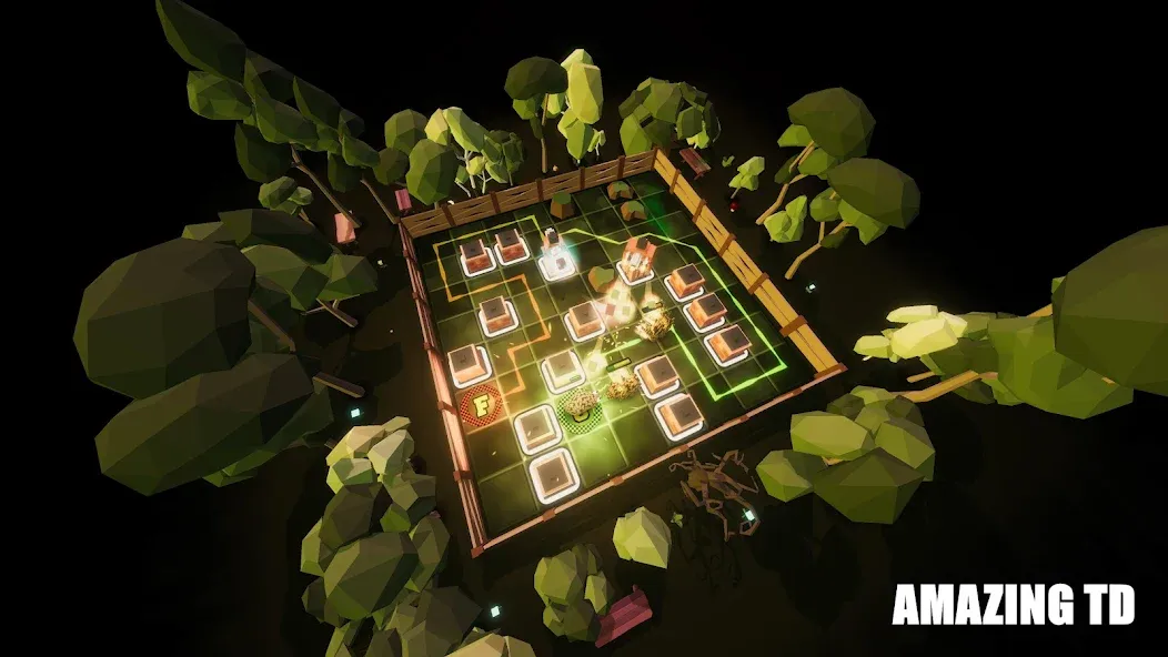 AMazing TD: Towers & Mazes — взломанная версия, Безлимитные деньги и башни — скриншот 1 AMazing TD: Towers & Mazes — взломанная версия, Безлимитные деньги и башни — скриншот 1