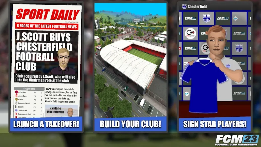 Скачать FCM23 Soccer Club Management — Безлимитные деньги и ресурсы — скриншот 3 Скачать FCM23 Soccer Club Management — Безлимитные деньги и ресурсы — скриншот 3