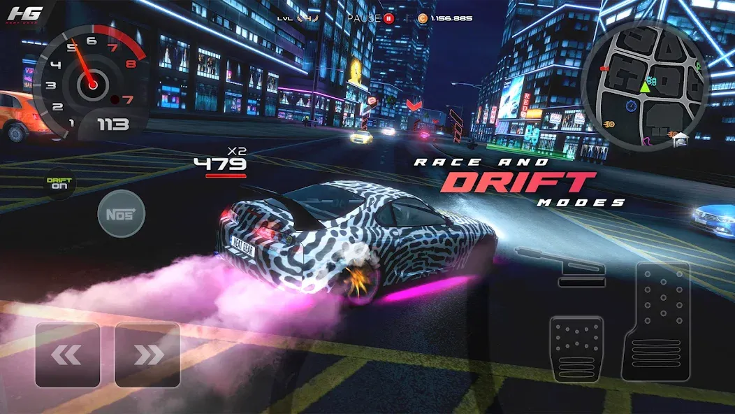 Скачать взлом Heat Gear - Race & Drift World — Безлимитные деньги и топливо — скриншот 3 Скачать взлом Heat Gear - Race & Drift World — Безлимитные деньги и топливо — скриншот 3