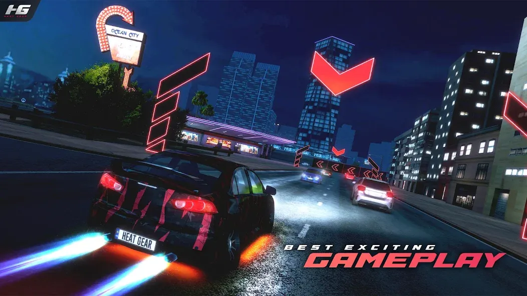 Скачать взлом Heat Gear - Race & Drift World — Безлимитные деньги и топливо — скриншот 5 Скачать взлом Heat Gear - Race & Drift World — Безлимитные деньги и топливо — скриншот 5