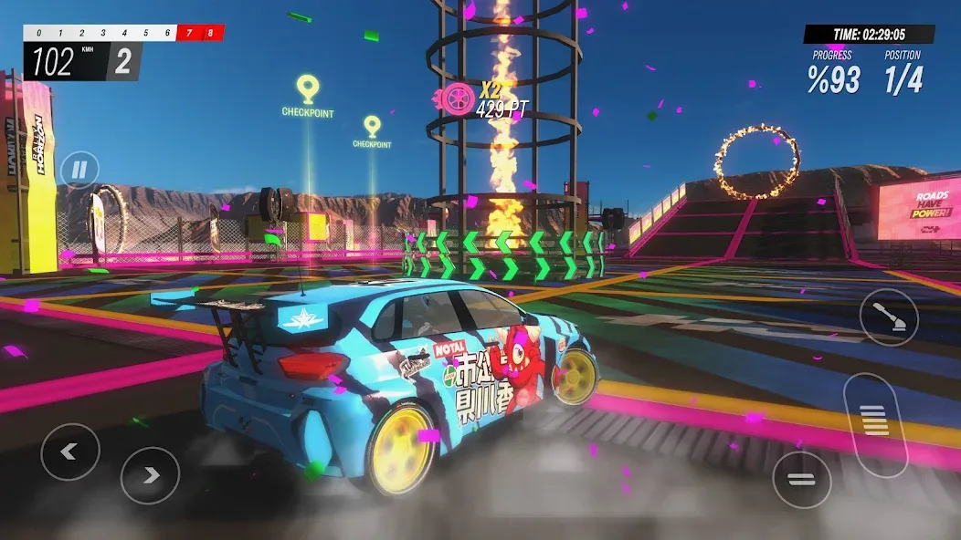 Мод Rally Horizon — Безлимитные деньги и топливо, скачать APK — скриншот 2 Мод Rally Horizon — Безлимитные деньги и топливо, скачать APK — скриншот 2