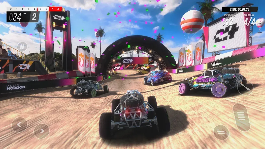 Мод Rally Horizon — Безлимитные деньги и топливо, скачать APK — скриншот 3 Мод Rally Horizon — Безлимитные деньги и топливо, скачать APK — скриншот 3