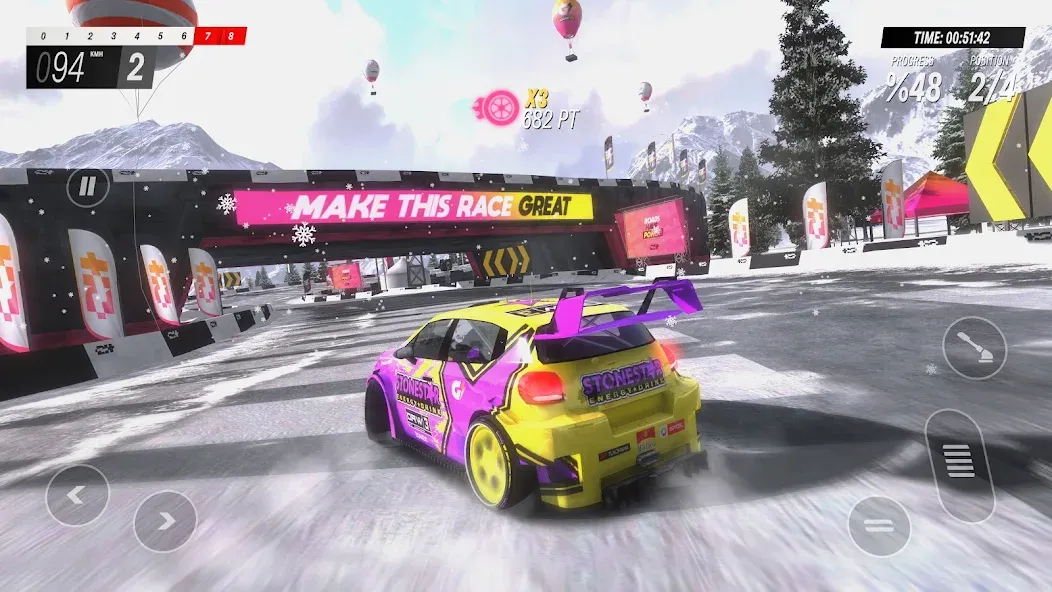Мод Rally Horizon — Безлимитные деньги и топливо, скачать APK — скриншот 4 Мод Rally Horizon — Безлимитные деньги и топливо, скачать APK — скриншот 4