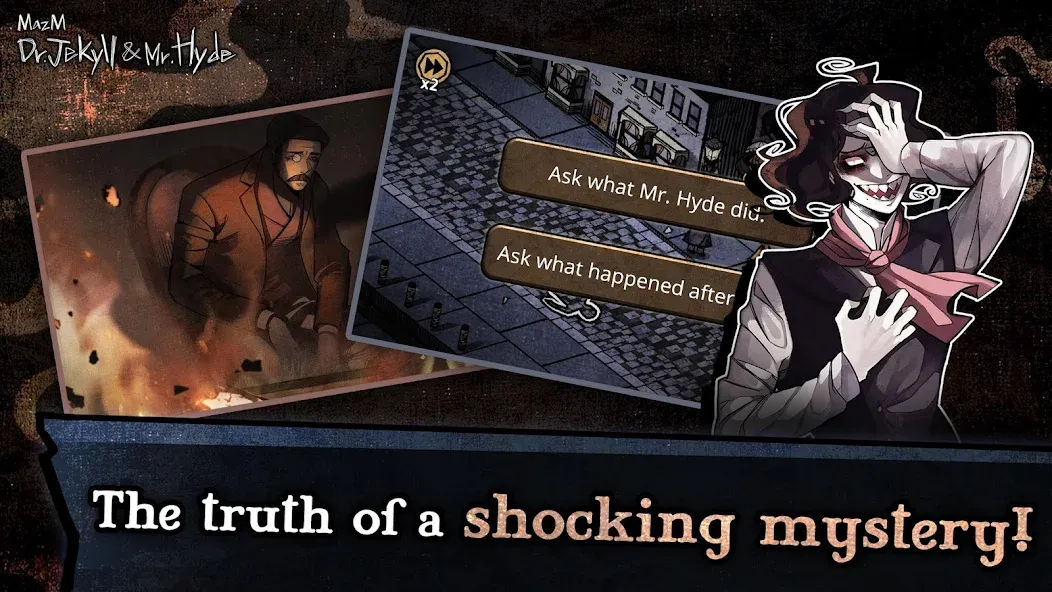 Jekyll & Hyde взломанный APK — Открыты все уровни и без рекламы — скриншот 3 Jekyll & Hyde взломанный APK — Открыты все уровни и без рекламы — скриншот 3