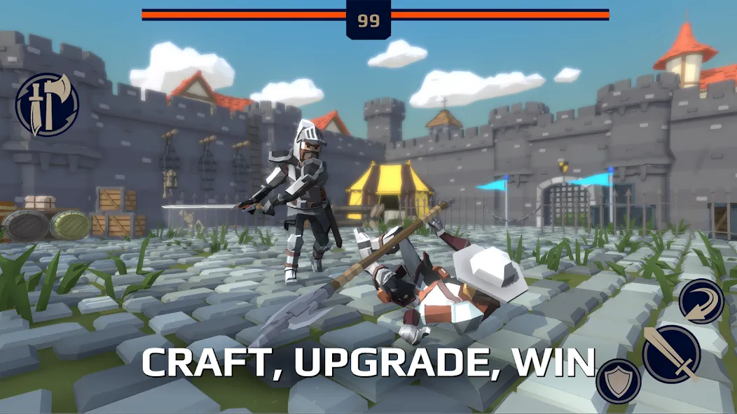 Скачать Slash Polygon: Medieval PVP последней версии — Безлимитные деньги и усиленная броня — скриншот 4 Скачать Slash Polygon: Medieval PVP последней версии — Безлимитные деньги и усиленная броня — скриншот 4