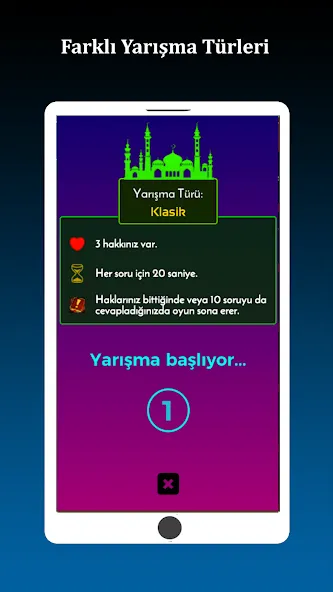 Скачать İslami Bilgi Yarışması мод — Все вопросы разблокированы — скриншот 4 Скачать İslami Bilgi Yarışması мод — Все вопросы разблокированы — скриншот 4