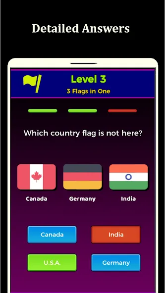 World Flags Quiz Game — последняя версия с модом (Открыты все флаги и уровни) — скриншот 2 World Flags Quiz Game — последняя версия с модом (Открыты все флаги и уровни) — скриншот 2