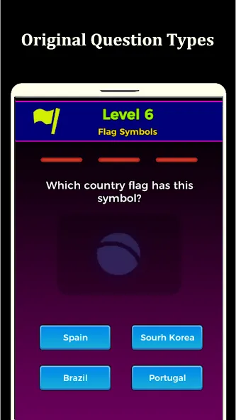 World Flags Quiz Game — последняя версия с модом (Открыты все флаги и уровни) — скриншот 3 World Flags Quiz Game — последняя версия с модом (Открыты все флаги и уровни) — скриншот 3