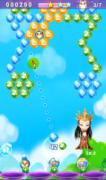 Скачать Shoot Bubble Puzzle Mod APK — Безлимитные монеты и все уровни — скриншот 3 Скачать Shoot Bubble Puzzle Mod APK — Безлимитные монеты и все уровни — скриншот 3