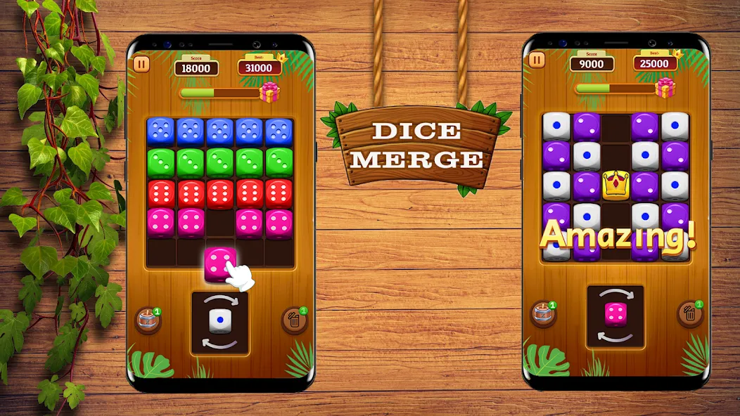 Скачать взлом Dice Merge: Dice Mania Game — Безлимитные деньги и все уровни — скриншот 1 Скачать взлом Dice Merge: Dice Mania Game — Безлимитные деньги и все уровни — скриншот 1