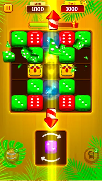 Скачать взлом Dice Merge: Dice Mania Game — Безлимитные деньги и все уровни — скриншот 4 Скачать взлом Dice Merge: Dice Mania Game — Безлимитные деньги и все уровни — скриншот 4