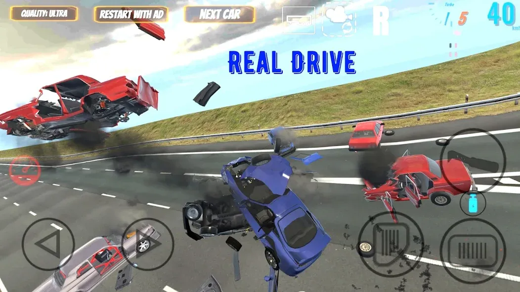 Скачать Real Drive на Андроид с модом — Безлимитные деньги и все машины — скриншот 1