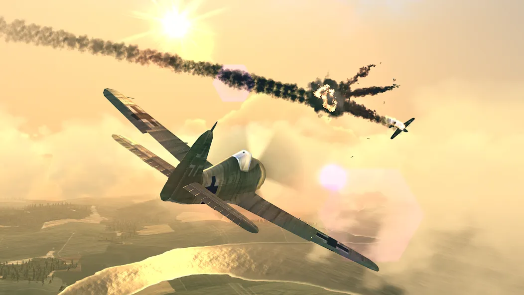 Скачать Warplanes: WW2 Dogfight мод — Безлимитные деньги и топливо — скриншот 2