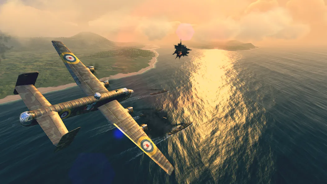 Скачать Warplanes: WW2 Dogfight мод — Безлимитные деньги и топливо — скриншот 3