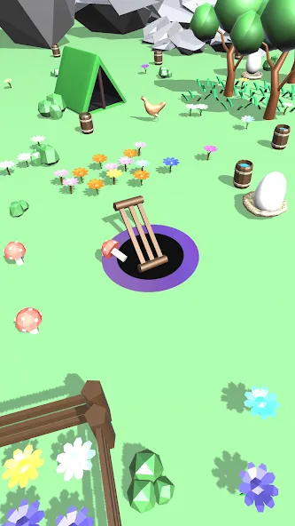 Hole Vacuum 3D (Мод: Безлимитные деньги и все уровни открыты) — скачать на Андроид — скриншот 5