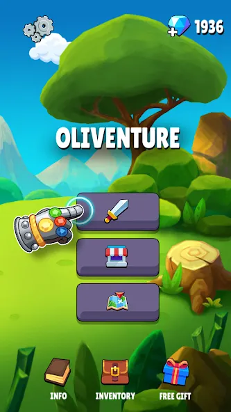 Oliventure — скачать мод: Без рекламы и много монет — скриншот 1 Oliventure — скачать мод: Без рекламы и много монет — скриншот 1