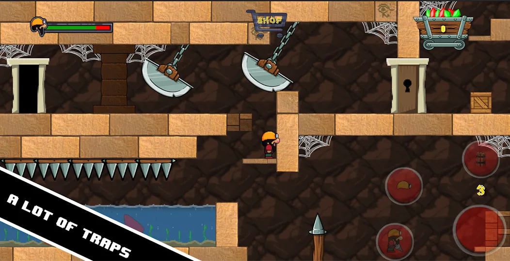 Dan the Dungeon Digger — Безлимитные деньги и ресурсы, скачать мод APK — скриншот 1