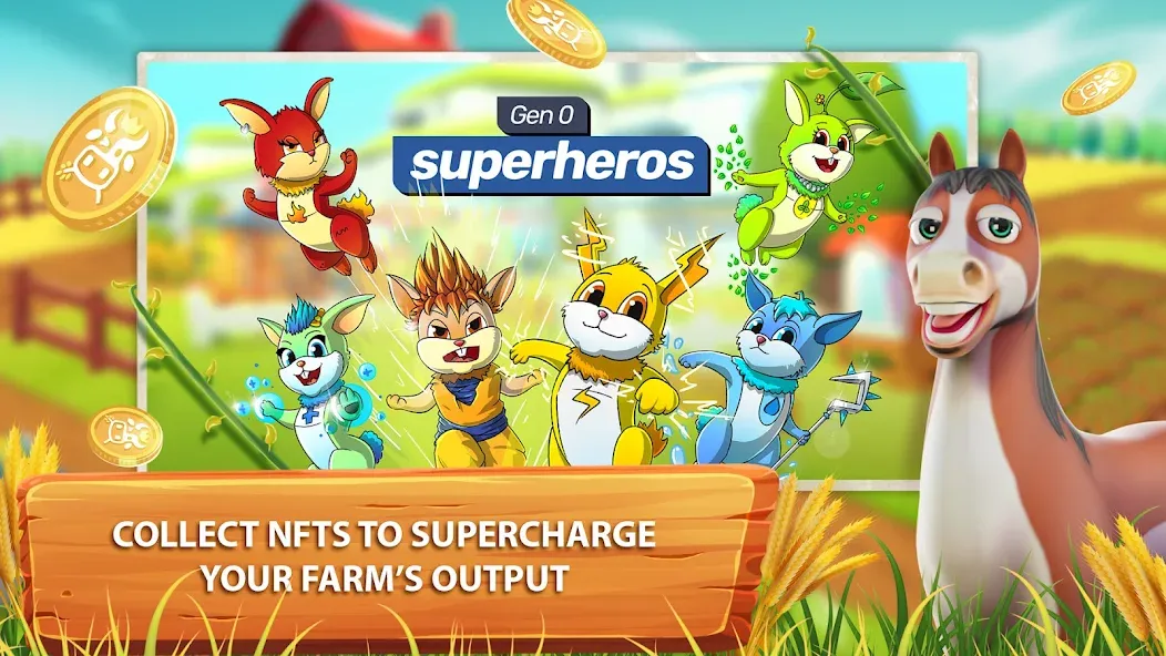 CropBytes: A Crypto Farm Game мод на Андроид: Безлимитные ресурсы и криптовалюта — скриншот 5 CropBytes: A Crypto Farm Game мод на Андроид: Безлимитные ресурсы и криптовалюта — скриншот 5