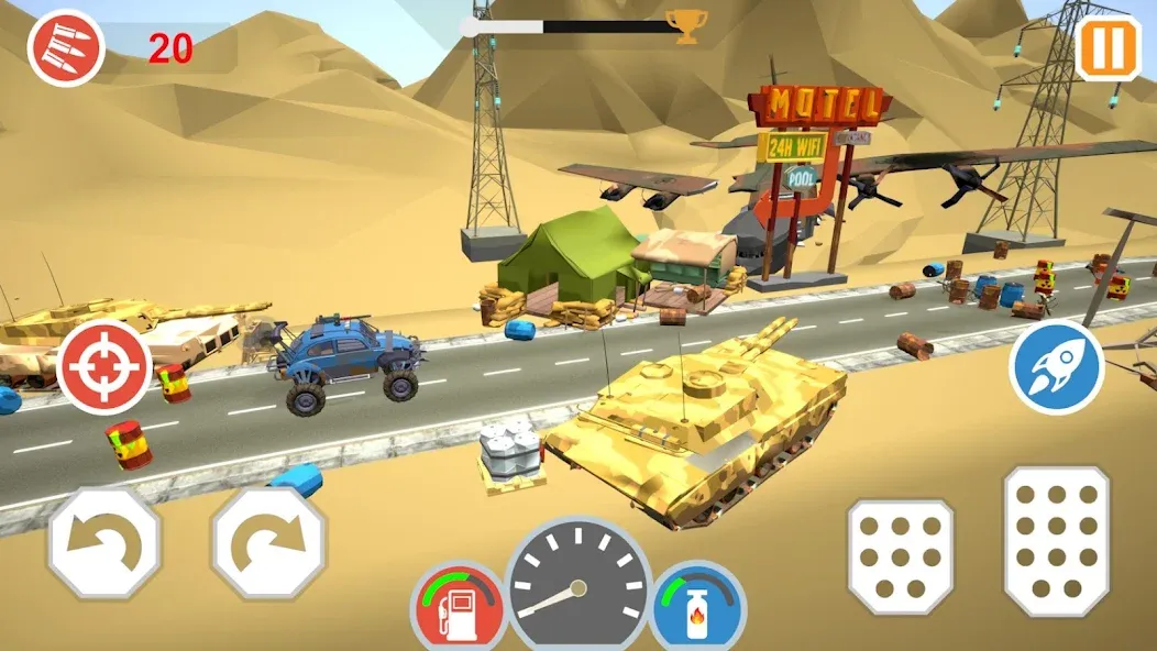 Мод Zombie Cars Crush: Racing Die — Безлимитные деньги и топливо, скачать APK — скриншот 3 Мод Zombie Cars Crush: Racing Die — Безлимитные деньги и топливо, скачать APK — скриншот 3