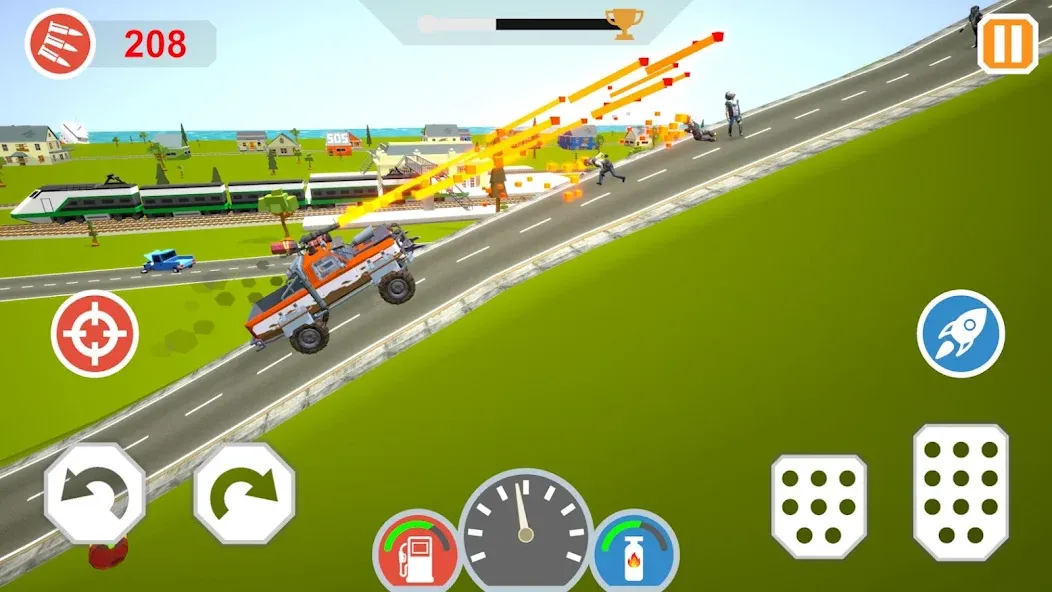 Мод Zombie Cars Crush: Racing Die — Безлимитные деньги и топливо, скачать APK — скриншот 5 Мод Zombie Cars Crush: Racing Die — Безлимитные деньги и топливо, скачать APK — скриншот 5