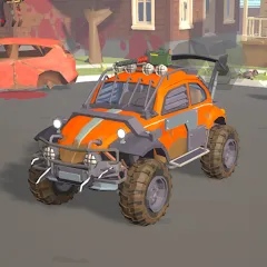 Мод Zombie Cars Crush: Racing Die — Безлимитные деньги и топливо, скачать APK