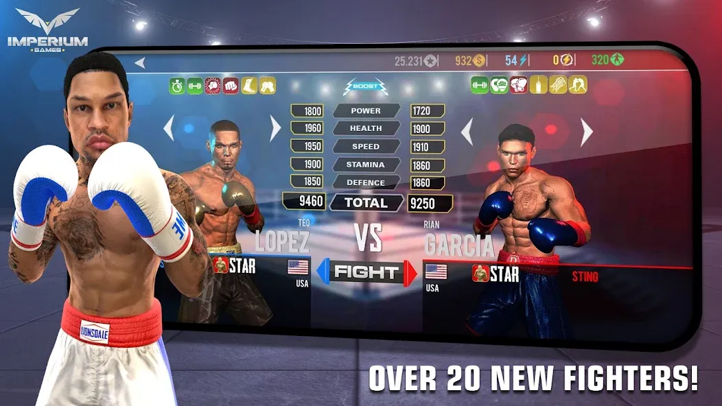 Скачать Boxing - Fighting Clash бесплатно — Безлимитные деньги и энергия — скриншот 4