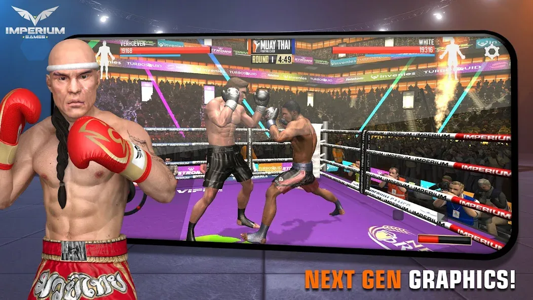 Скачать Muay Thai 2 - Fighting Clash — Безлимитные деньги и энергия — скриншот 1 Скачать Muay Thai 2 - Fighting Clash — Безлимитные деньги и энергия — скриншот 1