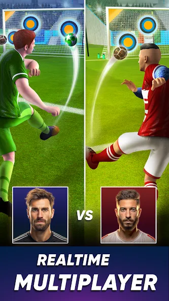 SOCCER Kicks - Stars Strike 24 MOD APK: Безлимитные монеты и все игроки — скриншот 1