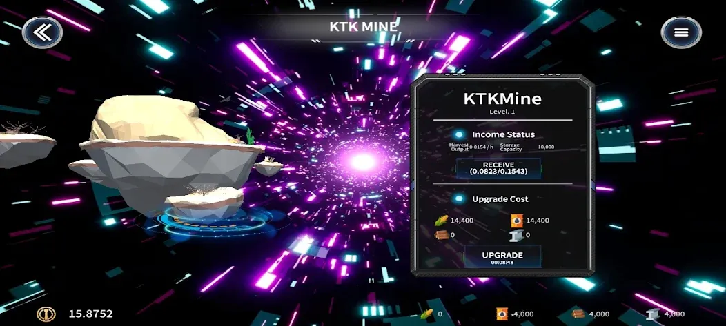 Скачать мод KTK Mining App — Больше ресурсов и быстрый майнинг — скриншот 5