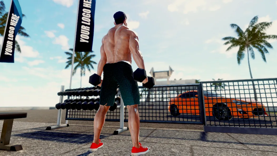 Iron Muscle IV - GYM simulator взлом APK — Безлимитные деньги и энергия — скриншот 2