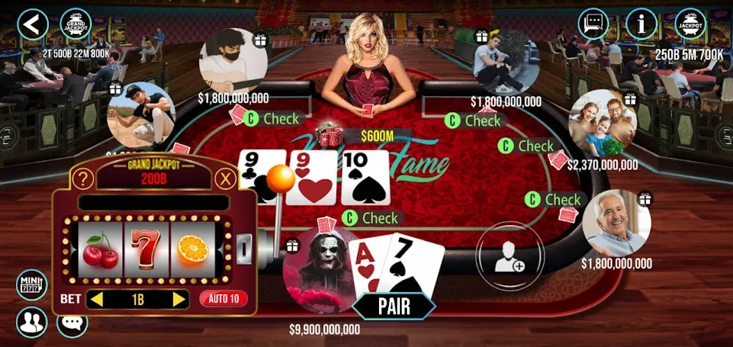 Скачать POKER FAME мод — Безлимитные монеты и фишки — скриншот 3