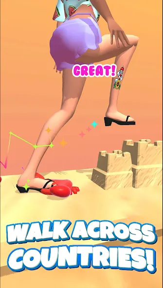 ASMR Tippy Toe - ASMR Games — скачать мод: Без рекламы и все уровни — скриншот 4