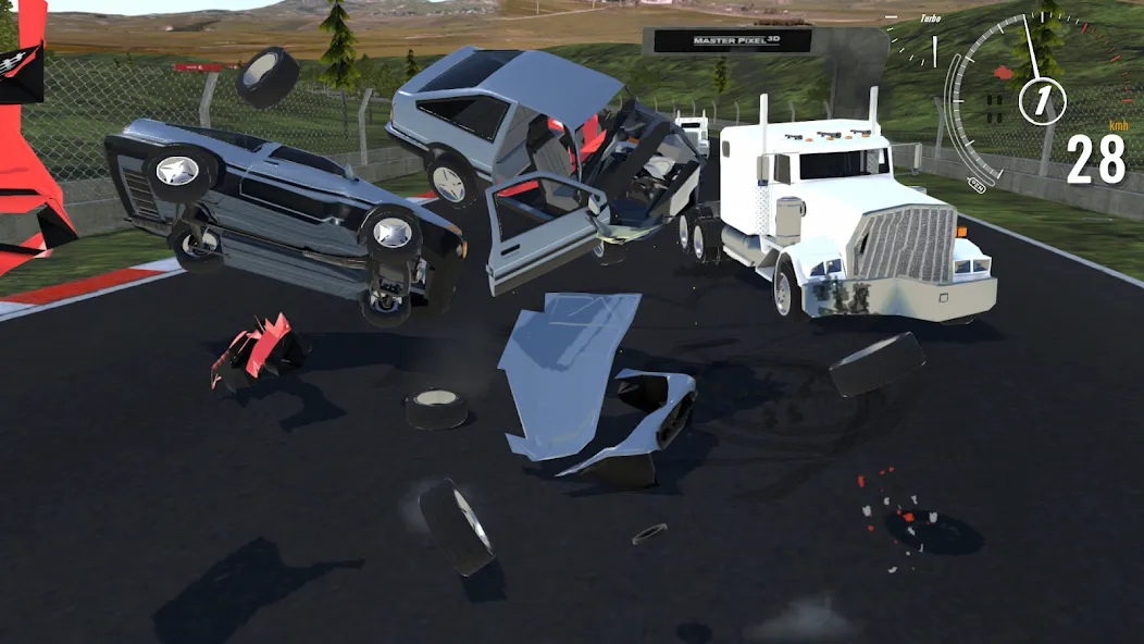 Destructive Car Race Generator (Мод: Разрушительные гонки на выживание) — скачать на Андроид — скриншот 2 Destructive Car Race Generator (Мод: Разрушительные гонки на выживание) — скачать на Андроид — скриншот 2