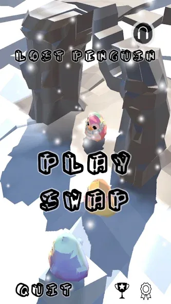 Скачать мод Lost Penguin - Endless Journey — Бесконечные жизни и монеты — скриншот 1