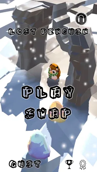 Скачать мод Lost Penguin - Endless Journey — Бесконечные жизни и монеты — скриншот 2