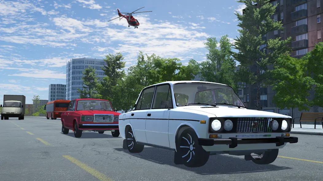 Russian Car Lada 3D — взломанная версия, Безлимитные деньги и топливо — скриншот 3 Russian Car Lada 3D — взломанная версия, Безлимитные деньги и топливо — скриншот 3
