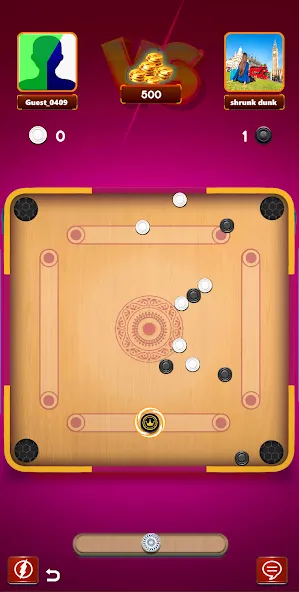 Carrom Board Clash : Pool game MOD APK: Безлимитные монеты и все уровни открыты — скриншот 3 Carrom Board Clash : Pool game MOD APK: Безлимитные монеты и все уровни открыты — скриншот 3