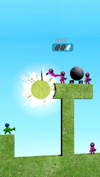 Bazooka Boy взлом на Андроид — Безлимитные деньги и патроны — скриншот 1 Bazooka Boy взлом на Андроид — Безлимитные деньги и патроны — скриншот 1