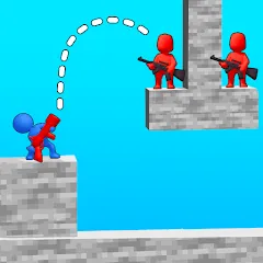 Bazooka Boy взлом на Андроид — Безлимитные деньги и патроны