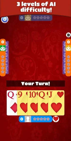 Euchre MOD APK скачать на Андроид — Открыты все режимы и бонусы — скриншот 2