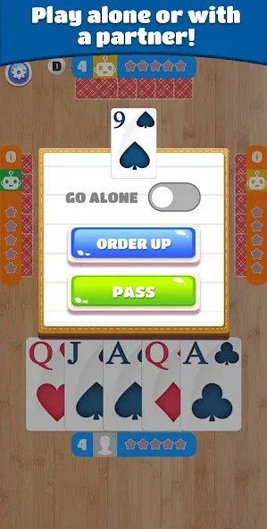 Euchre MOD APK скачать на Андроид — Открыты все режимы и бонусы — скриншот 3