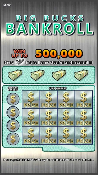 Scratch Off Lottery Casino взлом на Андроид — Безлимитные монеты и все билеты открыты — скриншот 1
