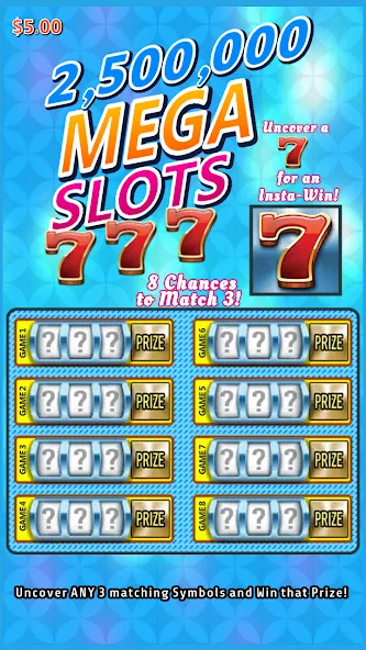 Scratch Off Lottery Casino взлом на Андроид — Безлимитные монеты и все билеты открыты — скриншот 2