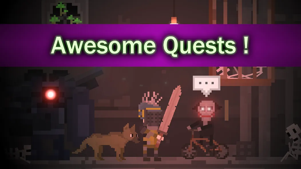Wasteland Story : Survival RPG MOD APK скачать на Андроид — Безлимитные ресурсы и усиленное оружие — скриншот 4 Wasteland Story : Survival RPG MOD APK скачать на Андроид — Безлимитные ресурсы и усиленное оружие — скриншот 4