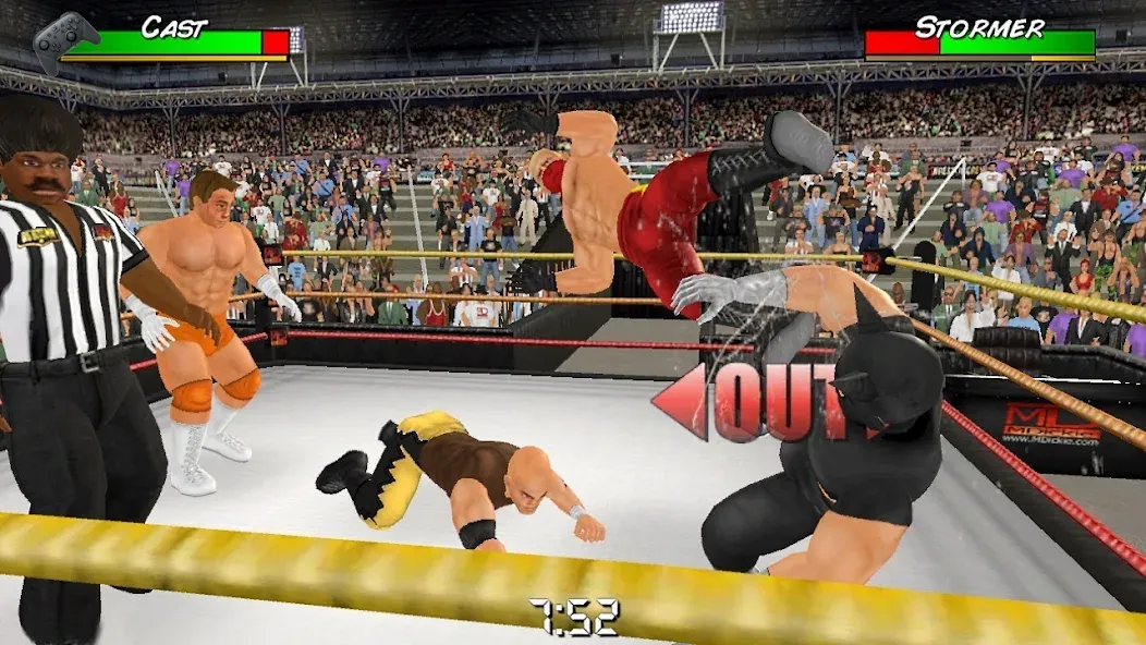 Wrestling Empire взлом APK — Безлимитные деньги и открыты все возможности — скриншот 1